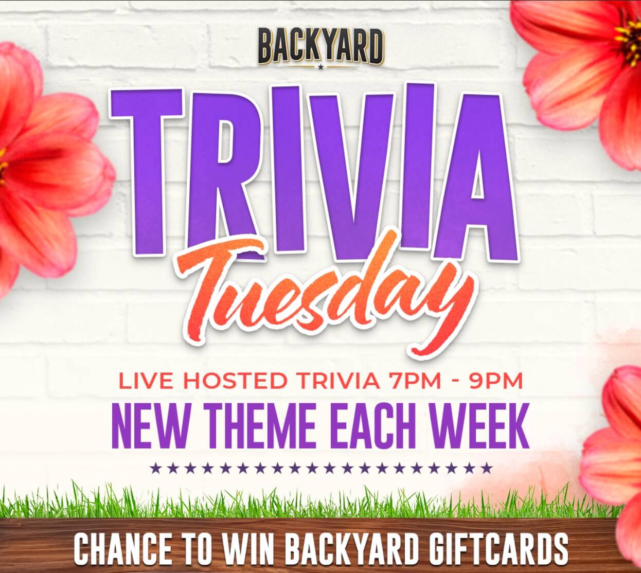 Trivia tuesday. New theme every week